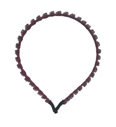 Diadema Color Morado Diseño Tejido