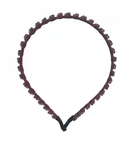 Diadema Color Morado Diseño Tejido