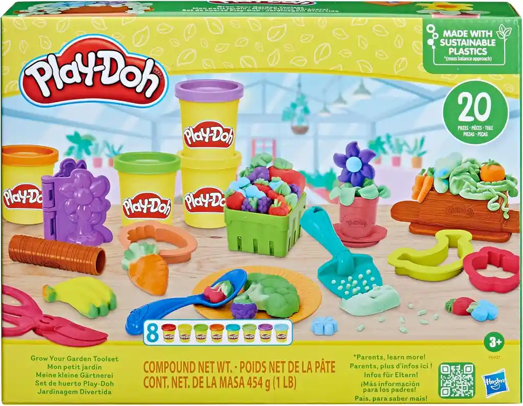 Juego Educativo Pequeños Jardineros Play-doh Para Niños