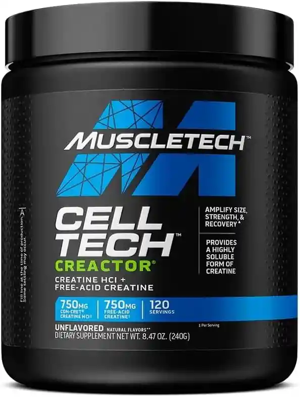 Muscletech Cell Tech Creactor Sin Sabor 240g