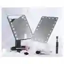 Led Mirror Espejo Cuadrado De Maquillaje , 16 Focos - Blanco