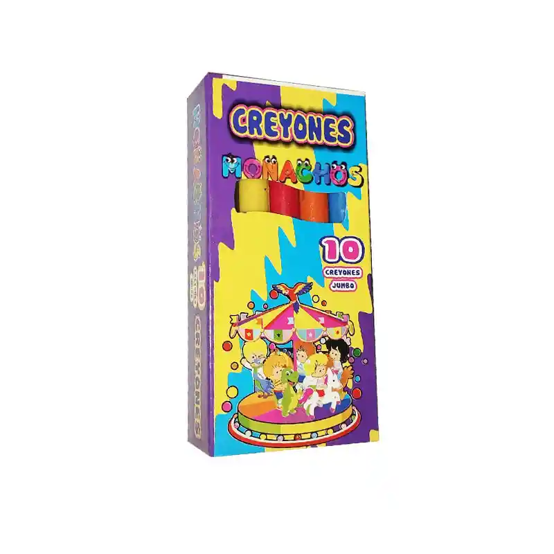 Crayola Jumbo Monachos Caja De 10 Uni