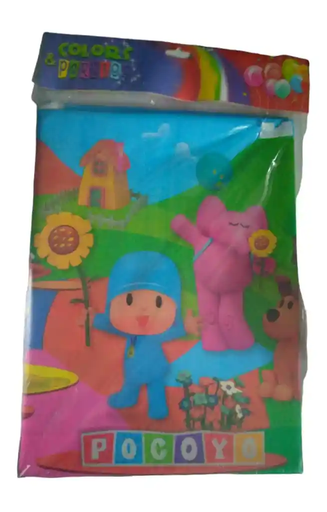 Mantel Reutilizable Para Fiesta De Pocoyo