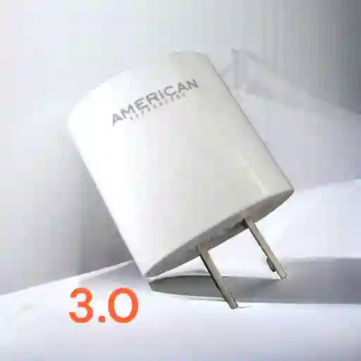 Cabezal Adaptador Usb De Viaje 3a/at Ca01 Carga Rápida / Blanco