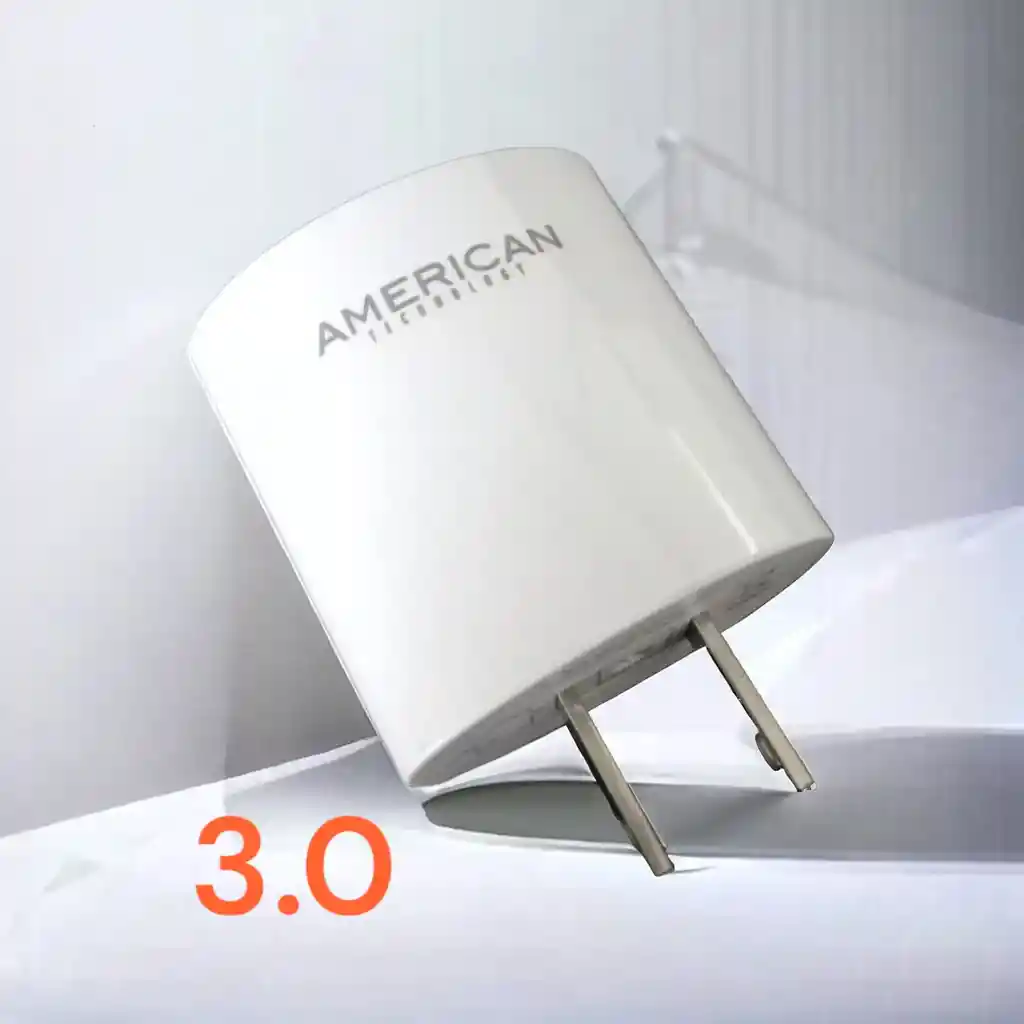 Cabezal Adaptador Usb De Viaje 3a/at Ca01 Carga Rápida / Blanco