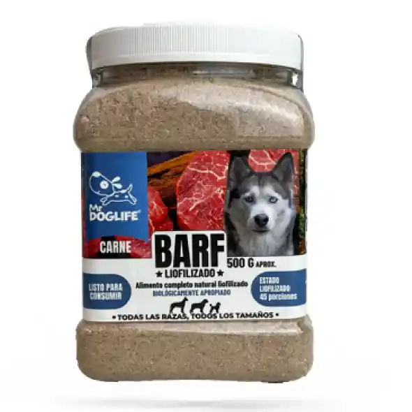 Alimento Para Perros Barf Liofilizado Carne De Res En Polvo