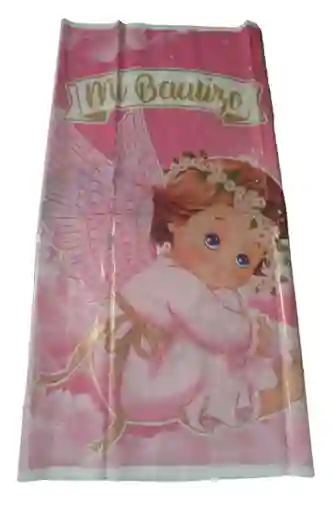 Mantel Desechable Para Fiesta De Bautizo/niña