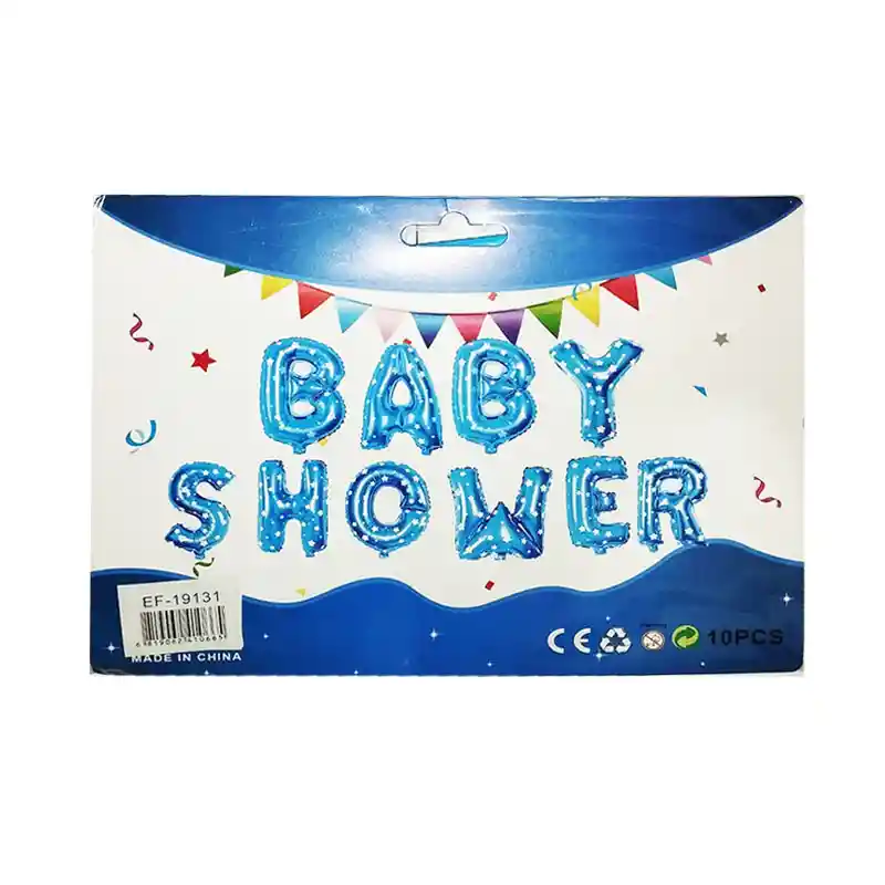 Letrero Metalizado 18" Baby Shower