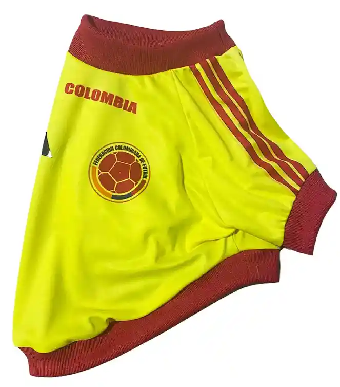 Camisa Ropa Perro Mascota Colombia Copa America Small