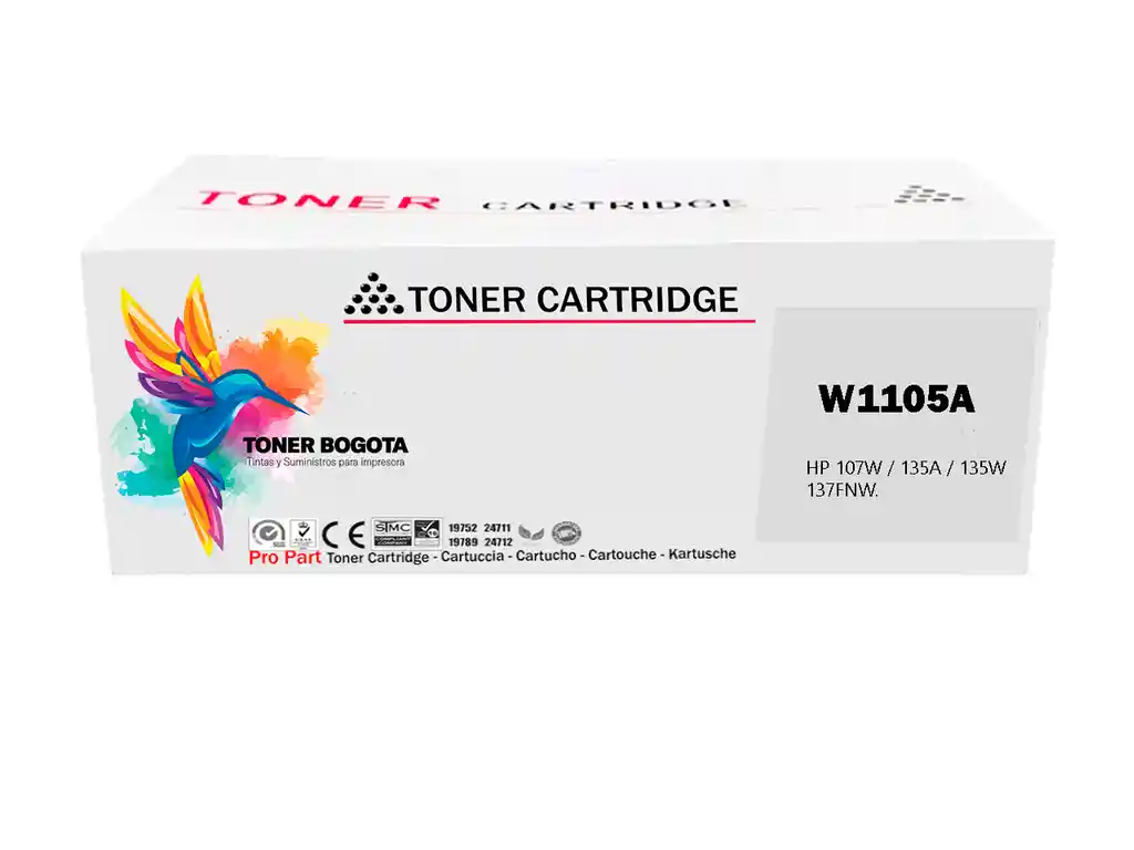 Toner Laser W1105a Generico Con Chip