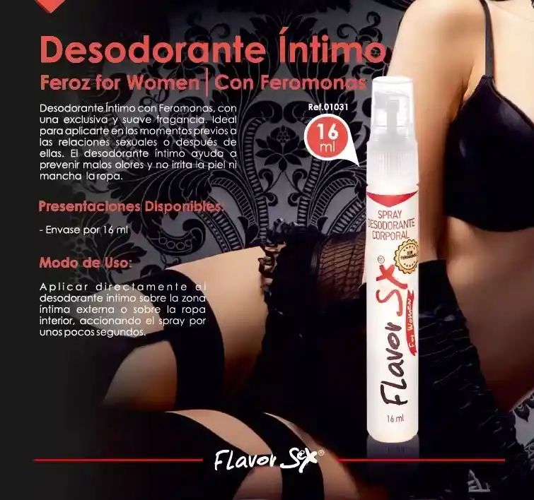 Desodorante Intimo Flavor Sx 16 Ml