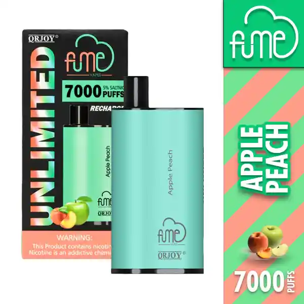 Vap Fumeapple Peach 3500 Puf 5%