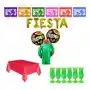 Kit Decoración Fiesta Mexicana Globos Mantel Guirnalda