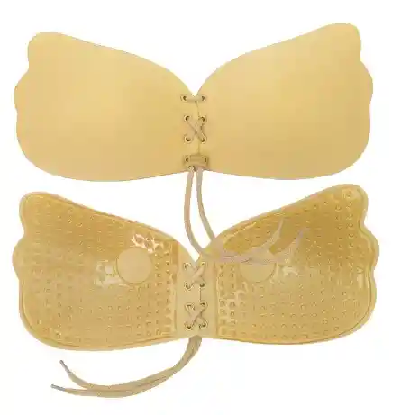 Brasier Invisible Push Up Talla Unica Tono Beige Trendy