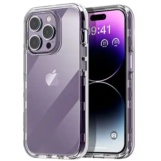 14 Pro Funda Antichoque Space Transparente Iphone