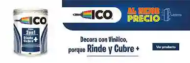 Pintura Tipo 1 Vinilo Ico X 1/4 Blanco Base Agua