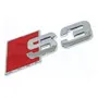 Emblema Audi Sline Baul A3 S3 Plateado Trasero Metalico