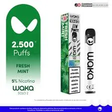 Vapeador Waka Fresh Mint 2500 Puf 5%