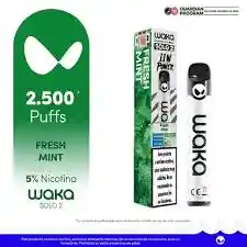 Vapeador Waka Fresh Mint 2500 Puf 5%