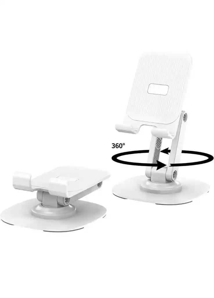 Soporte Para Celular, Tablets Metálico Rotación 360⁰, Z2 (blanco)