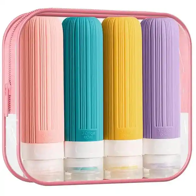 Kit Botellas Viajeras Tonos Pastel
