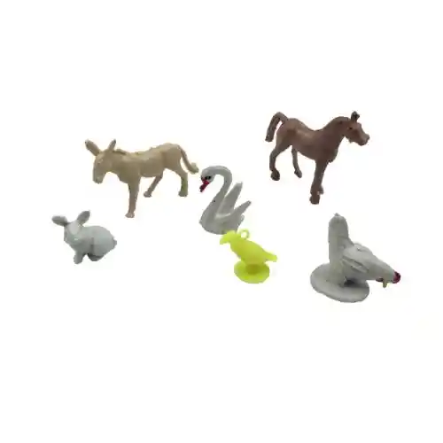 Animales De Granja X6 Para Maqueta