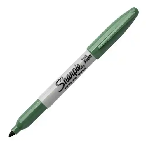 Sharpie Marcador Permanente Punta Fina - Verde Jaspe