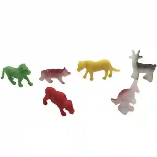 Animales Salvajes X6 Para Maqueta