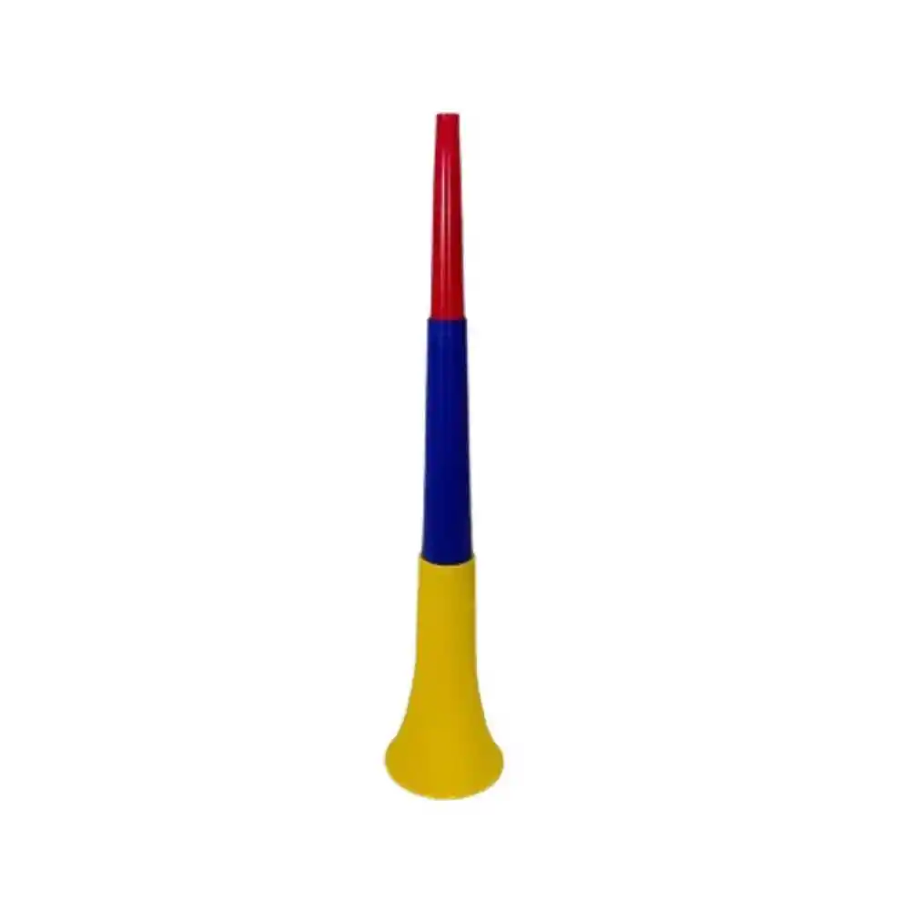 Vuvuzela Corneta Futbol Grande Plegable Colores Surtidos