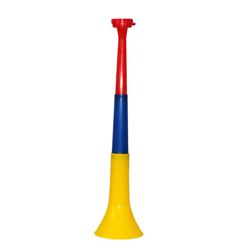 Vuvuzela Corneta Futbol Grande Plegable Colores Surtidos