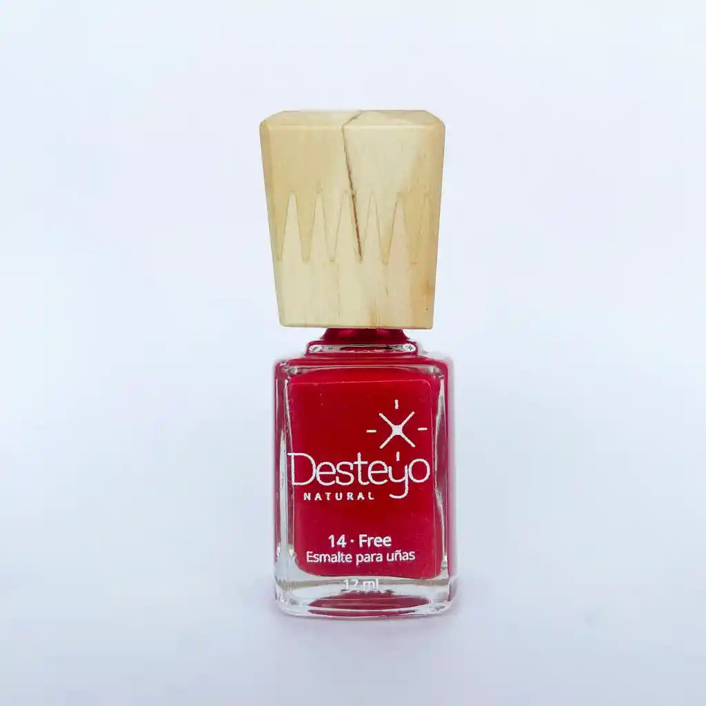 Esmalte Libre De 14 Químicos Desteyo Natural Cereza