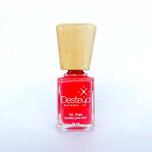 Esmalte Libre De 14 Químicos Desteyo Natural Cayena