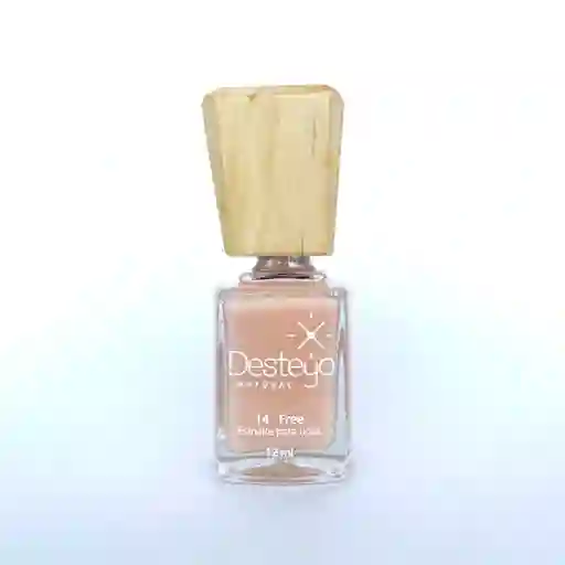 Esmalte Libre De 14 Químicos Desteyo Natural Princesa