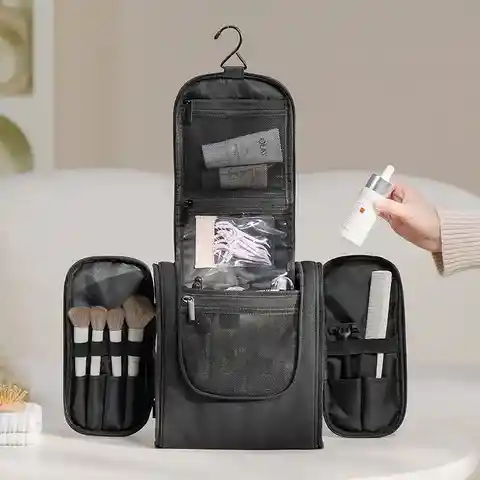 Organizador Cosmetiquera De Viaje - Negro