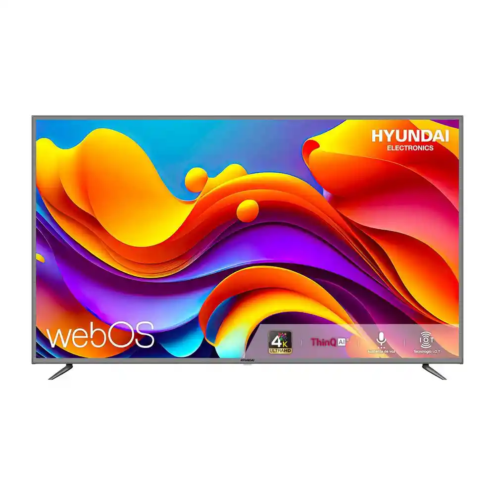 Televisor Hyundai 60 Pulgadas Led Uhd4k Smart Tv Hyled6003w4km