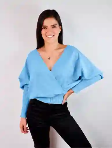 Sueter Para Mujer Marruecos Azul Bebé Unica