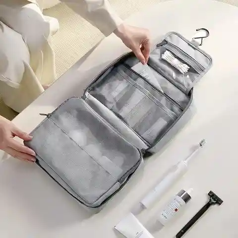 Organizador Cosmetiquera De Viaje - Gris