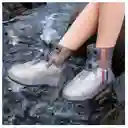 Zapatones Moto Lluvia Impermeable Suela Antideslizantes Blanco