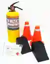 Kit Seguridad Carretera Carro Extintor Conos Taco Emergencia