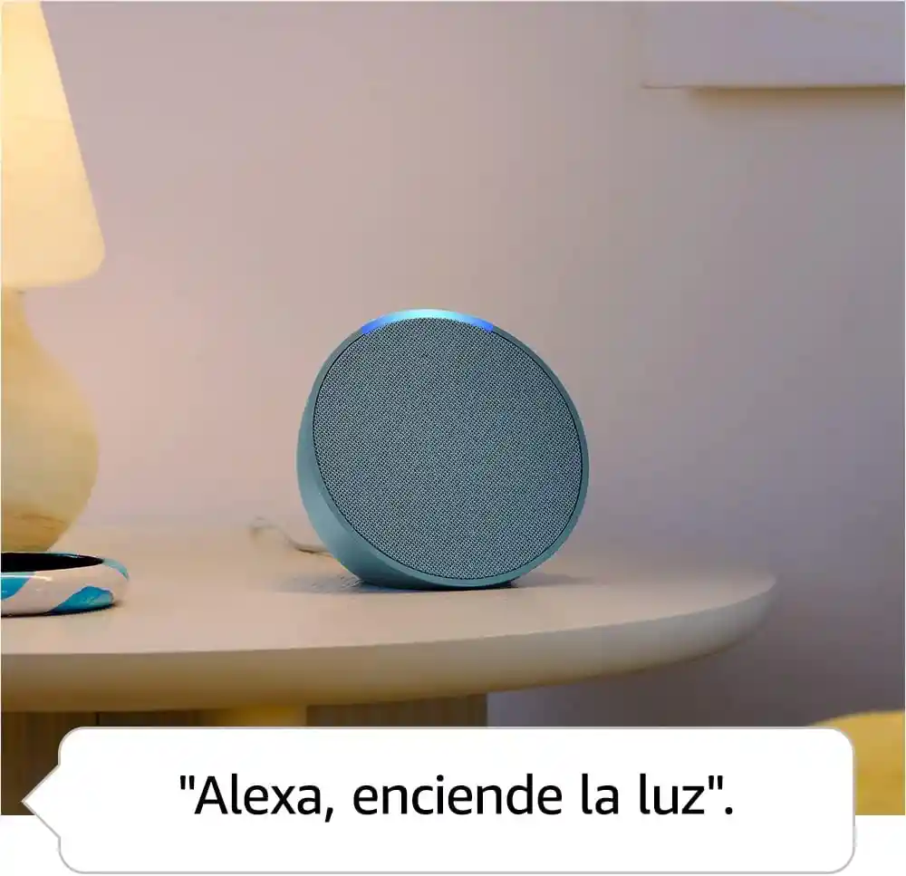 Amazon Echo Pop Altavoz Inteligente Bluetooth Con Alexa Sonido Potente Negro