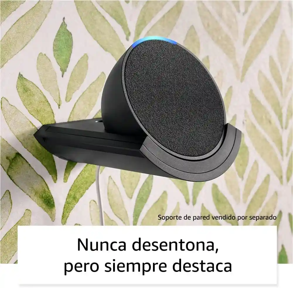 Amazon Echo Pop Altavoz Inteligente Bluetooth Con Alexa Sonido Potente Negro