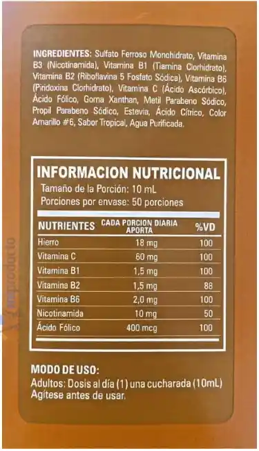 Vitafer Potenciador Masculino Sachet Viagra Potencializador Hombres Pene Duro