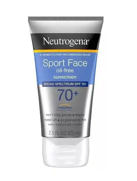 Neutrogena Sport Face Oil-free Sunscreen, Protector Solar Spf 70