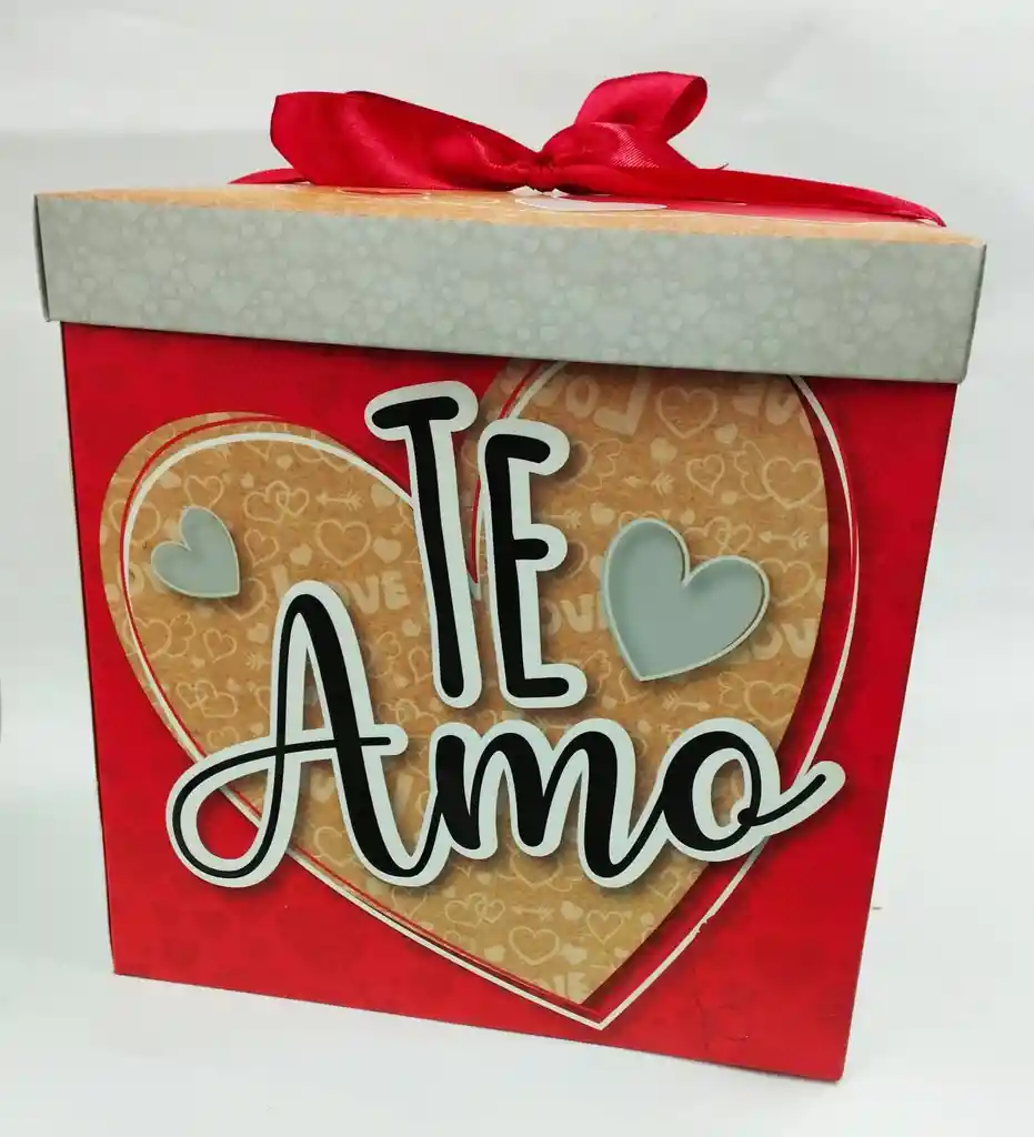 Caja De Ragalo Para Amor Y Amistad 22x 22