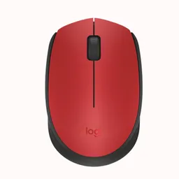 Mouse Inalambrico Logitech M170 1 Año De Bateria | Compacto | Rojo