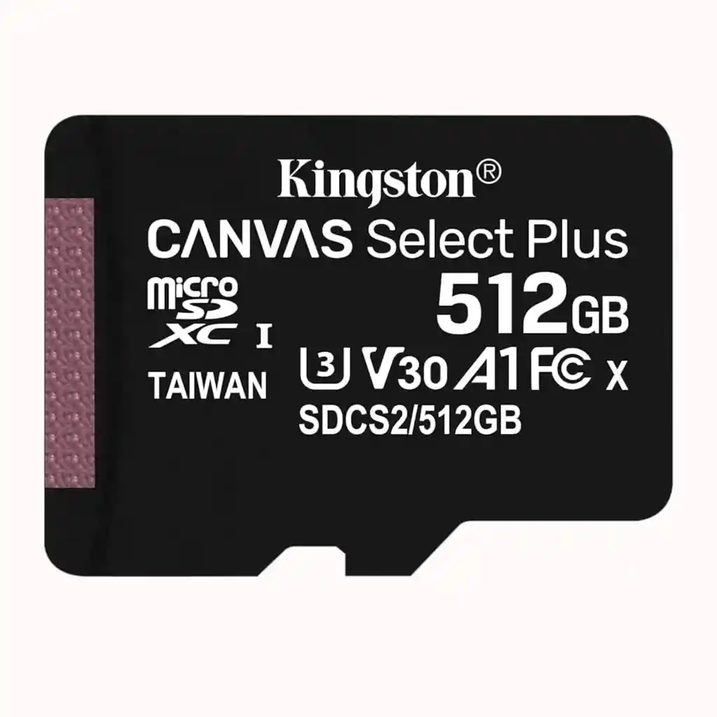 Memoria Micro Sd Kingston 512 Gb Canvas Select Plus Clase 10