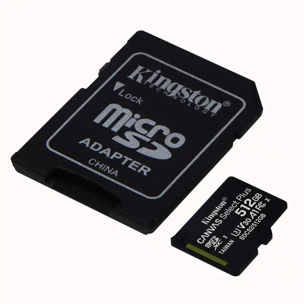 Memoria Micro Sd Kingston 512 Gb Canvas Select Plus Clase 10