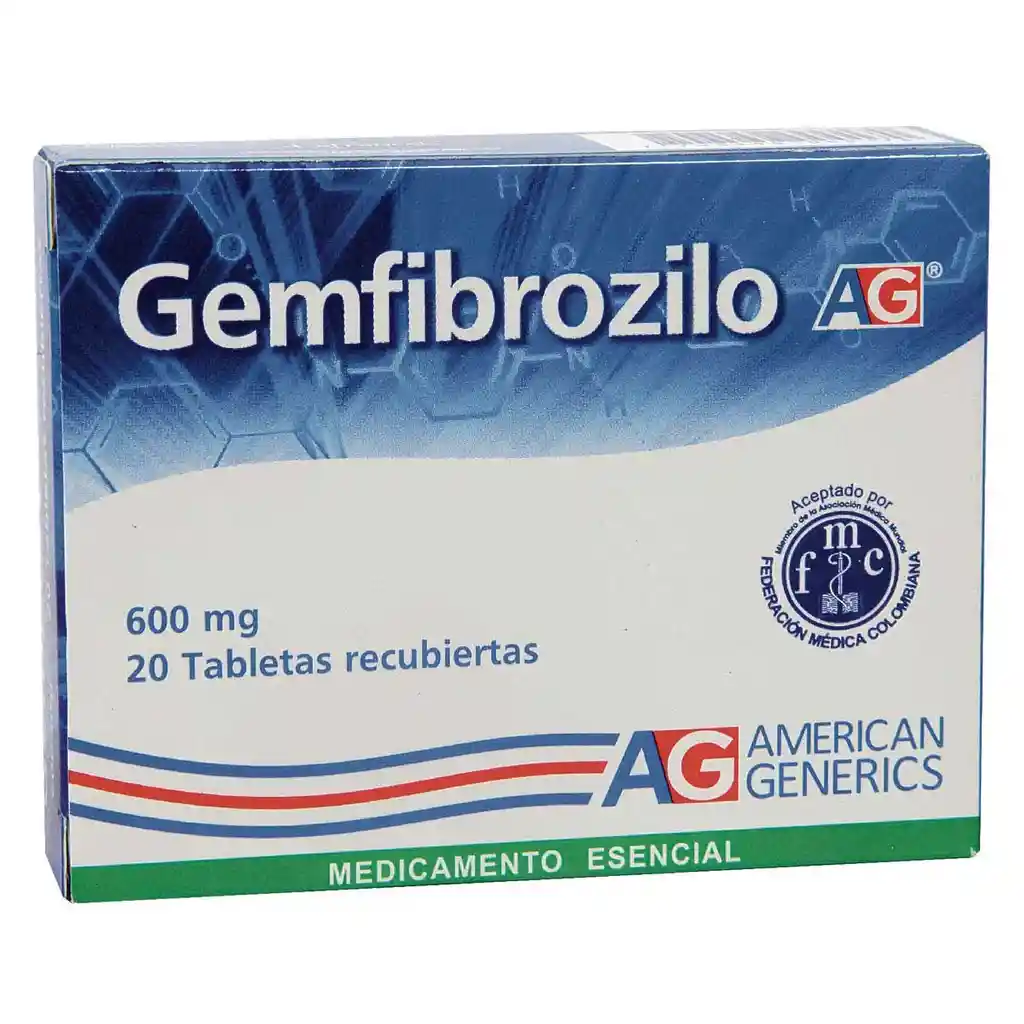 Gemfibrozilo 600 Mg Tabletaslet Recubierta La Francol