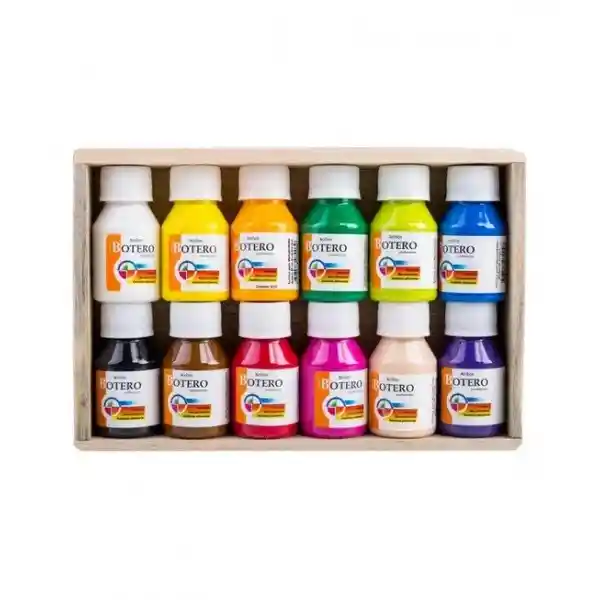 Acrilico 60 Ml Estuche X 12 Botero