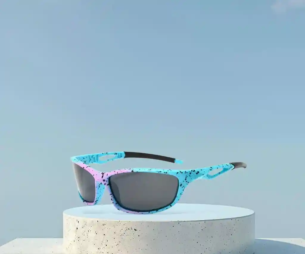 Gafas Runnig Azul-morado Punto Negro